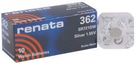 Batterij RENATA 362 Ontvangst