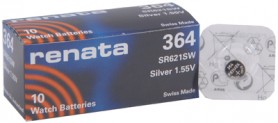 Batterij RENATA 364 Ontvangst