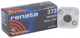 Batterij RENATA 373 Ontvangst