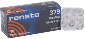 Batterij RENATA 379 Ontvangst