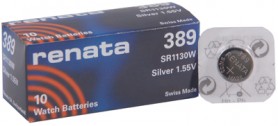 Batterij RENATA 389 Ontvangst