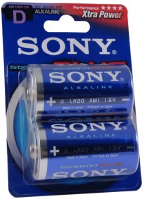 Batterij SONY LR20 (D) Ontvangst